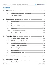 Предварительный просмотр 4 страницы SIGMATEK SR 012 Technical Manual