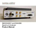 Signal Hound SM200A Product Manual предпросмотр