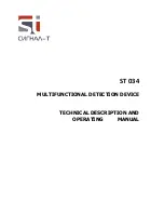 SIGNAL-T ST 034 Technical Description And Operating Manual preview