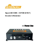 Signal 400 User Manual предпросмотр