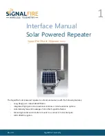 SignalFire Repeater Series Interface Manual preview