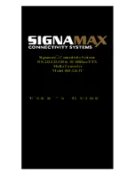 Предварительный просмотр 1 страницы SignaMax 065-1163T User Manual