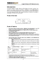 Предварительный просмотр 8 страницы SignaMax 065-1195SFP User Manual