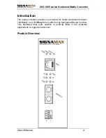 Предварительный просмотр 3 страницы SignaMax 065-1895 series User Manual