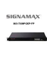 Предварительный просмотр 1 страницы SignaMax 065-7309POEP-FP User Manual