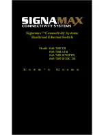 Предварительный просмотр 1 страницы SignaMax 065-7405TB User Manual