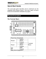 Preview for 2 page of SignaMax 065-7408P1FXSCTB User Manual