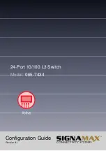 Предварительный просмотр 1 страницы SignaMax 065-7434 Configuration Manual