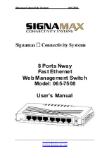 SignaMax 065-7508 User Manual предпросмотр