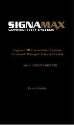 SignaMax 065-7714HSFPTB User Manual предпросмотр