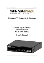 Preview for 1 page of SignaMax 065-7905A User Manual