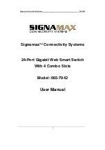 Предварительный просмотр 1 страницы SignaMax 065-7942 User Manual