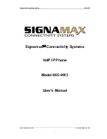 SignaMax 065-9013 User Manual preview