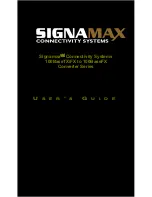 SignaMax 10/100TX to 100FX User Manual предпросмотр