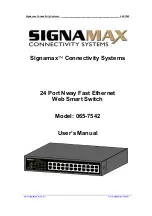 SignaMax 65-7542 User Manual предпросмотр