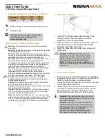 Preview for 1 page of SignaMax C-500 Series Quick Start Manual