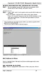 Preview for 43 page of SignaMax FO-065-7732AF User Manual