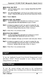 Preview for 61 page of SignaMax FO-065-7732AF User Manual