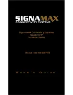 Preview for 1 page of SignaMax Gigabit SFP Converter 065-1896SFPTB User Manual