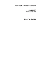 Preview for 3 page of SignaMax Gigabit SFP Converter 065-1896SFPTB User Manual