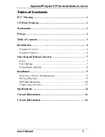 Preview for 6 page of SignaMax Gigabit SFP Converter 065-1896SFPTB User Manual