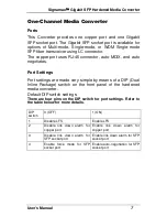 Preview for 10 page of SignaMax Gigabit SFP Converter 065-1896SFPTB User Manual