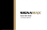 SignaMax I-100 Series Quick Start Manual preview