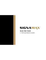 Предварительный просмотр 1 страницы SignaMax I-1100 Series Quick Start Manual