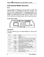 Предварительный просмотр 8 страницы SignaMax OAM Managed Dual Rate Converter Series User Manual