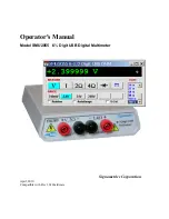 Signametrics Corporation SMU2055 Operator'S Manual preview