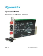 Signametrics SMX2055 Operator'S Manual preview