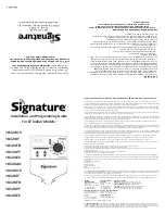 Signature Control Systems EZ Indoor 8124US Installation And Programming Manual preview