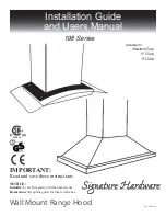 Signature Hardware 198 Series Installation Manual And User'S Manual preview