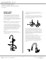 Preview for 2 page of Signature Hardware AMBERLEY 948522 Manual