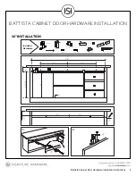 Предварительный просмотр 4 страницы Signature Hardware Battista Cabinet Door Hardware Installation Instructions