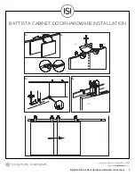 Предварительный просмотр 5 страницы Signature Hardware Battista Cabinet Door Hardware Installation Instructions