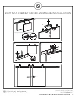 Предварительный просмотр 9 страницы Signature Hardware Battista Cabinet Door Hardware Installation Instructions