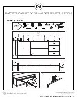 Предварительный просмотр 10 страницы Signature Hardware Battista Cabinet Door Hardware Installation Instructions