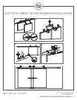 Предварительный просмотр 11 страницы Signature Hardware Battista Cabinet Door Hardware Installation Instructions