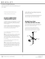 Preview for 4 page of Signature Hardware BEASLEY SHBE9005 Quick Start Manual