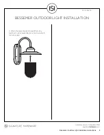 Предварительный просмотр 4 страницы Signature Hardware BESSEMER Installation Instructions