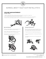 Preview for 3 page of Signature Hardware BURWELL BIDET TOILET SEAT Installation Instructions