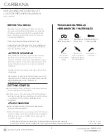 Preview for 1 page of Signature Hardware CARIBANA 950738 Quick Start Manual