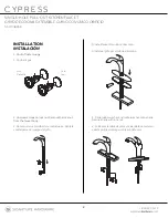 Предварительный просмотр 2 страницы Signature Hardware CYPRESS 948530 Manual