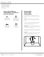 Preview for 2 page of Signature Hardware DALLES 904891 Manual