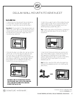 Preview for 2 page of Signature Hardware DELILAH 906111 Getting Started