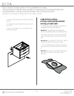 Preview for 4 page of Signature Hardware DITA 953672-72-RUMB Quick Start Manual