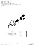 Предварительный просмотр 6 страницы Signature Hardware EDENTON 948908 Manual