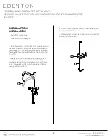 Preview for 2 page of Signature Hardware EDENTON 949202 Quick Start Manual