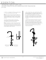 Preview for 3 page of Signature Hardware EDENTON 949202 Quick Start Manual